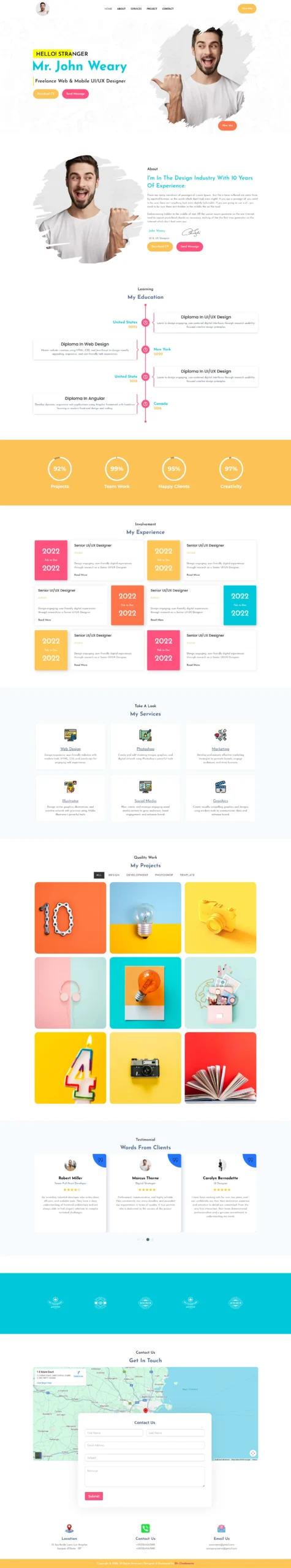 Creative Portfolio Template